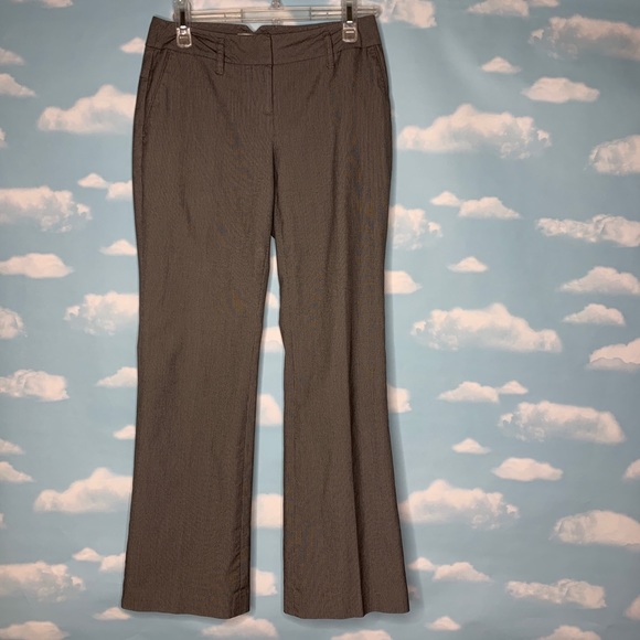 LOFT Pants - Loft- Gray Striped Trousers size 00P